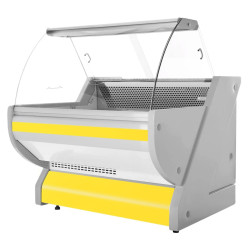 Холодильная витрина для магазина GGM Gastro KRM111N-Y (Yellow) Thumb