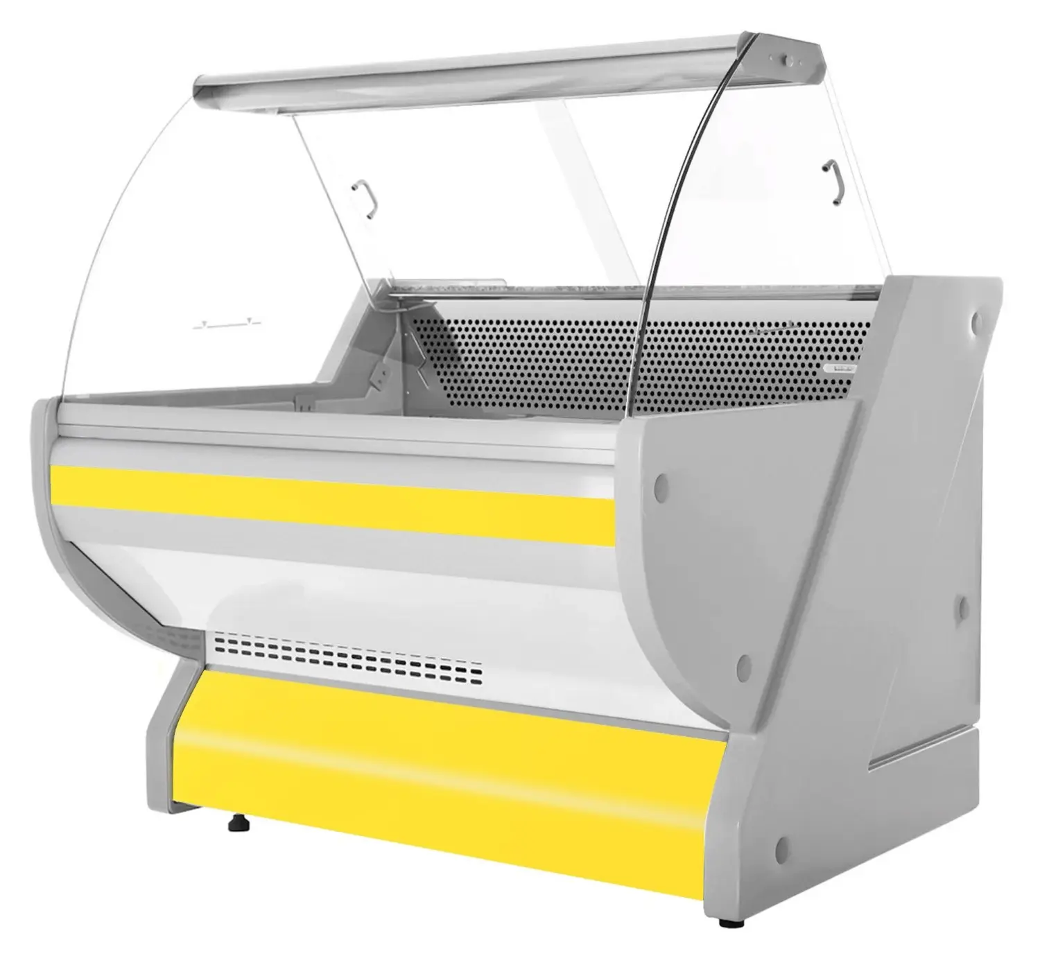 Холодильная витрина для магазина GGM Gastro KRM111N-Y (Yellow) - 3