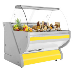 Холодильная витрина для магазина GGM Gastro KRM111N-Y (Yellow)