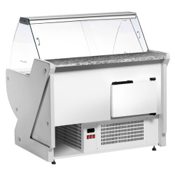 Холодильная витрина для магазина GGM Gastro KRM111N-Y (Yellow) Thumb