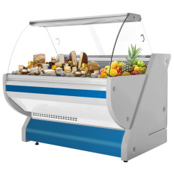 Холодильная витрина для магазина GGM Gastro KRM131N-B (Blue) Thumb