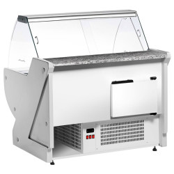Холодильная витрина для магазина GGM Gastro KRM131N-B (Blue) Thumb