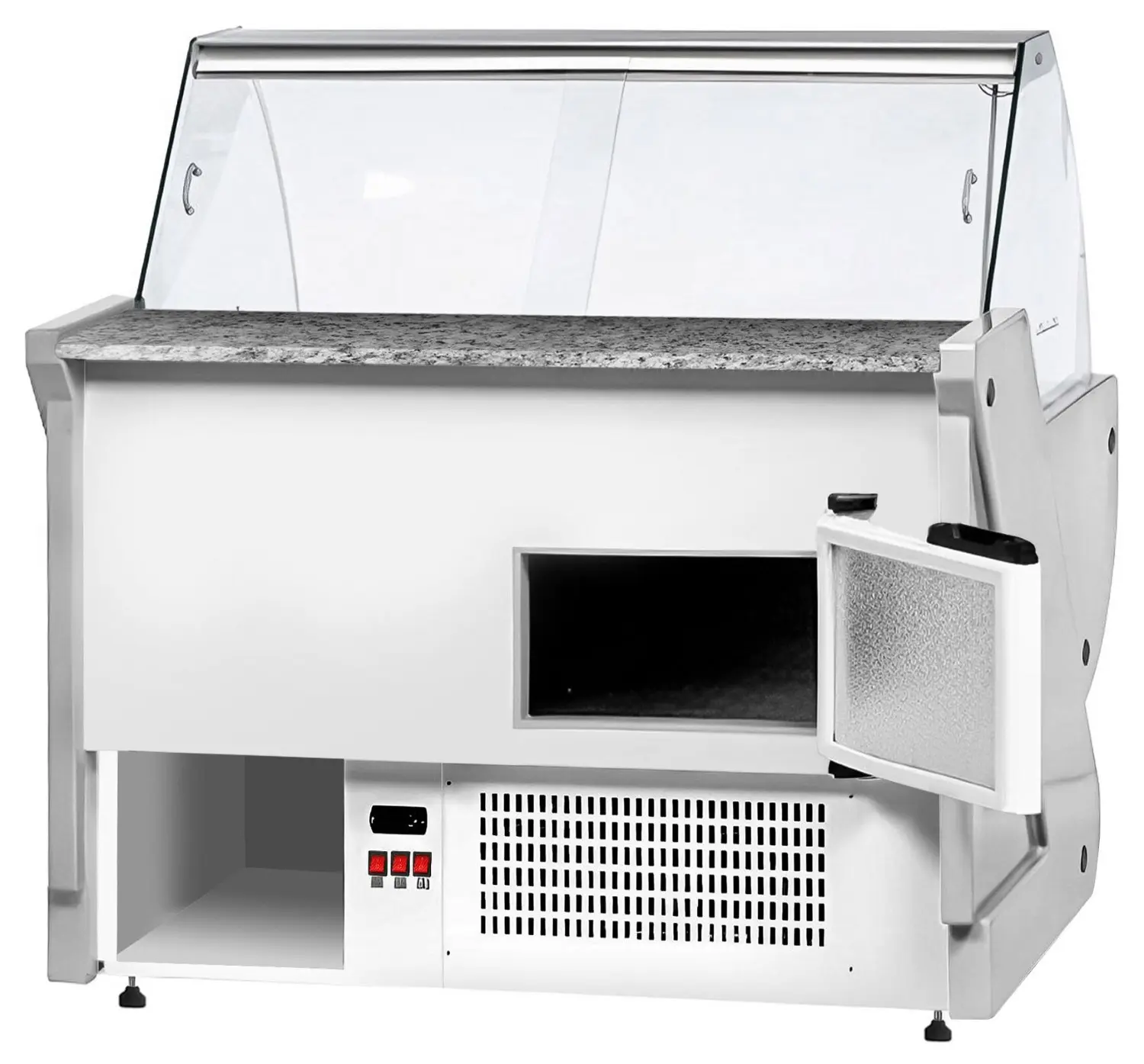 Холодильная витрина для магазина GGM Gastro KRM131N-B (Blue) - 6