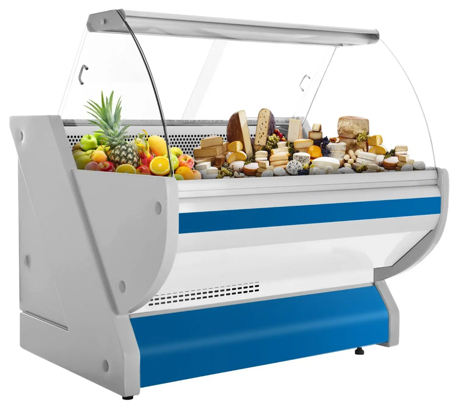 Холодильная витрина для магазина GGM Gastro KRM131N-B (Blue)
