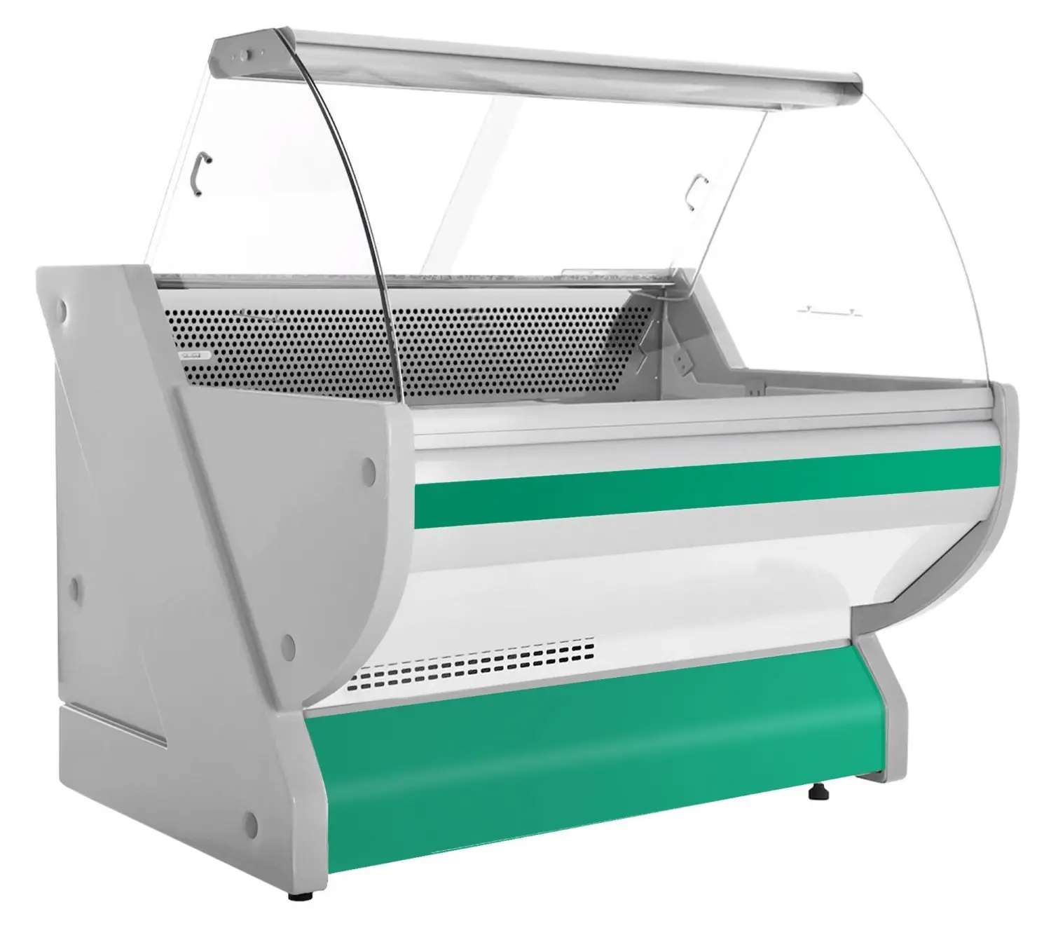 Холодильная витрина для магазина GGM Gastro KRM131N-G (Green) - 2