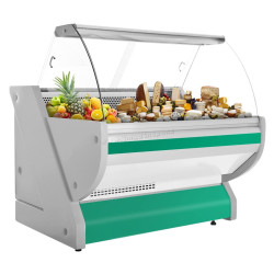Холодильная витрина для магазина GGM Gastro KRM131N-G (Green)