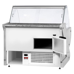 Холодильная витрина для магазина GGM Gastro KRM131N-G (Green) Thumb