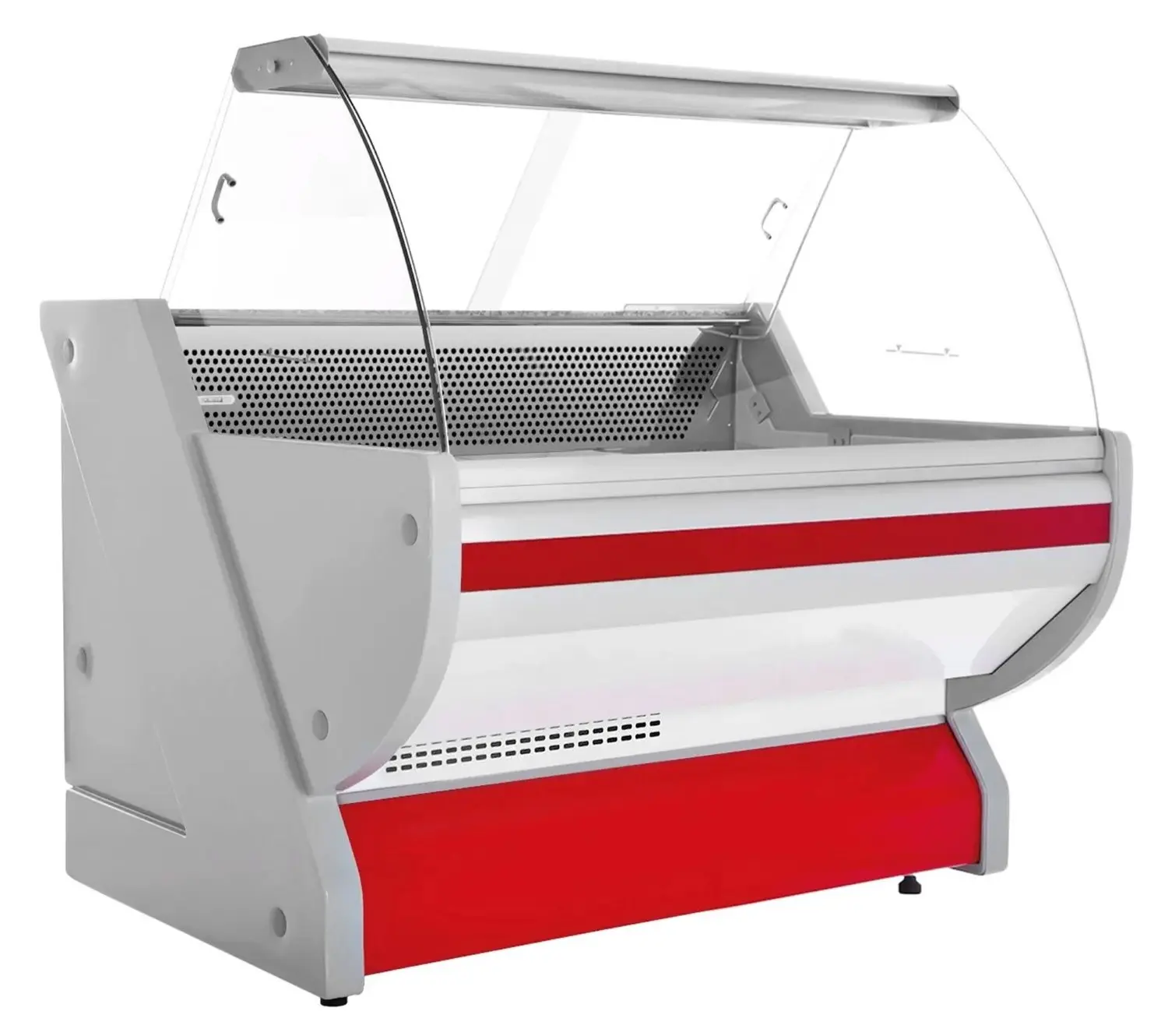 Холодильная витрина для магазина GGM Gastro KRM131N-R (Red) - 2