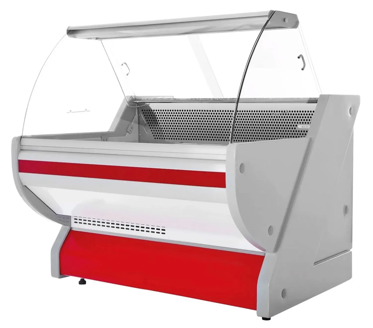 Холодильная витрина для магазина GGM Gastro KRM131N-R (Red) - 3