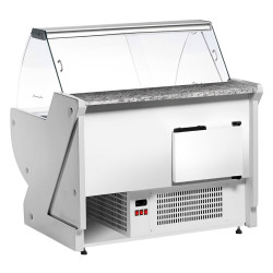 Холодильная витрина для магазина GGM Gastro KRM131N-R (Red) Thumb