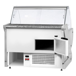 Холодильная витрина для магазина GGM Gastro KRM131N-R (Red) Thumb