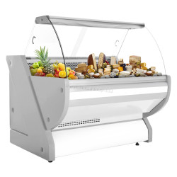 Холодильная витрина для магазина GGM Gastro KRM131N (White)