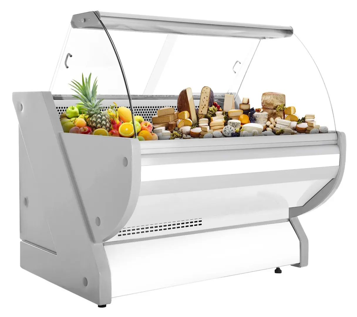 Холодильная витрина для магазина GGM Gastro KRM131N (White)