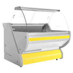 Холодильная витрина для магазина GGM Gastro KRM131N-Y (Yellow) Thumb
