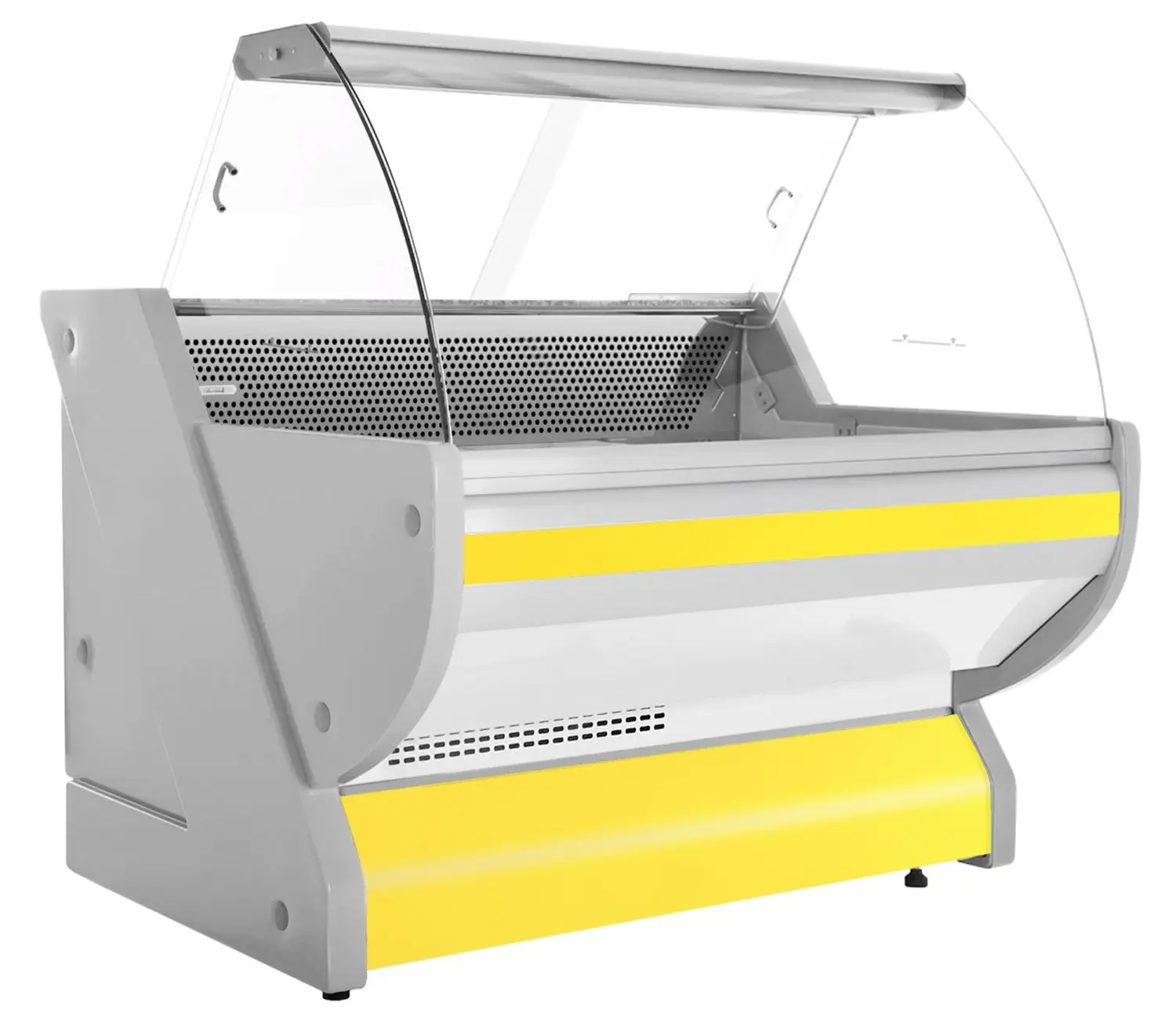 Холодильная витрина для магазина GGM Gastro KRM131N-Y (Yellow) - 2