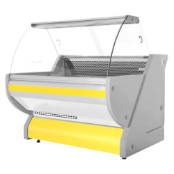 Холодильная витрина для магазина GGM Gastro KRM131N-Y (Yellow) Thumb