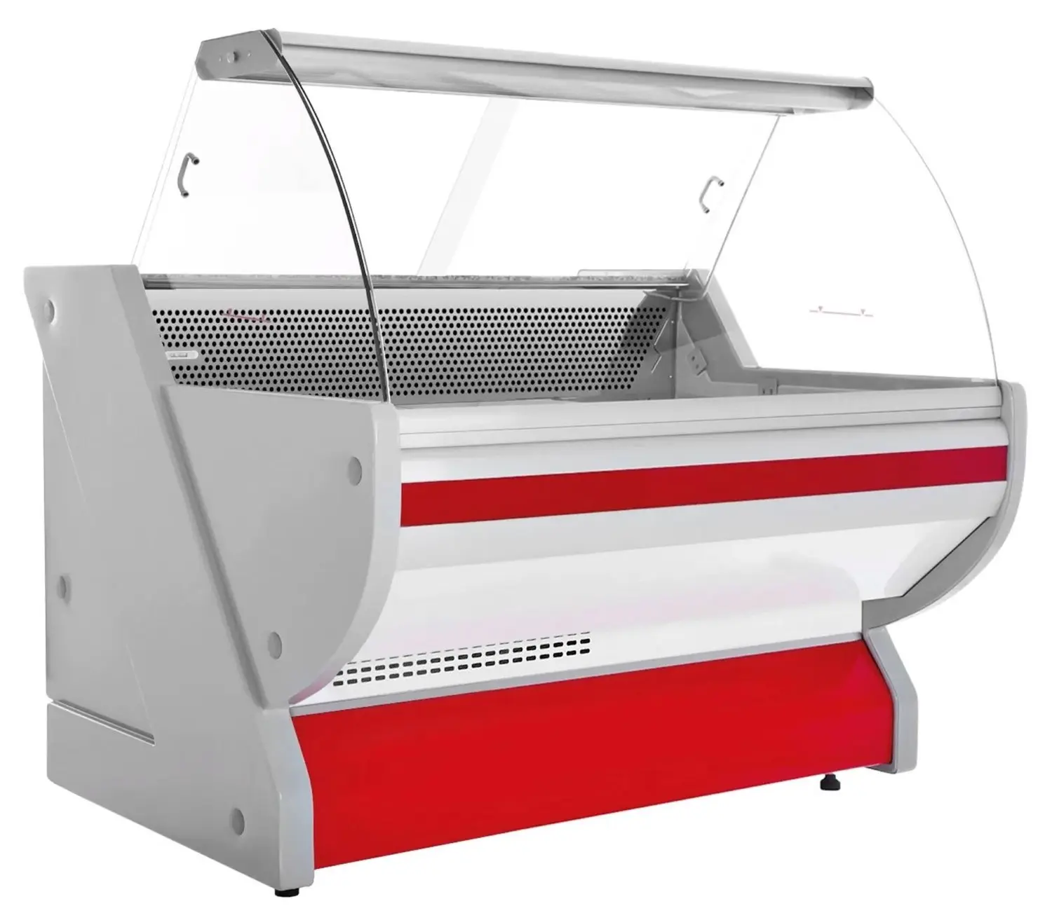 Холодильная витрина для магазина GGM Gastro KRM151N-R (Red) - 2