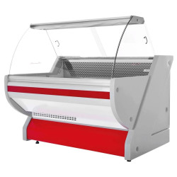 Холодильная витрина для магазина GGM Gastro KRM151N-R (Red) Thumb