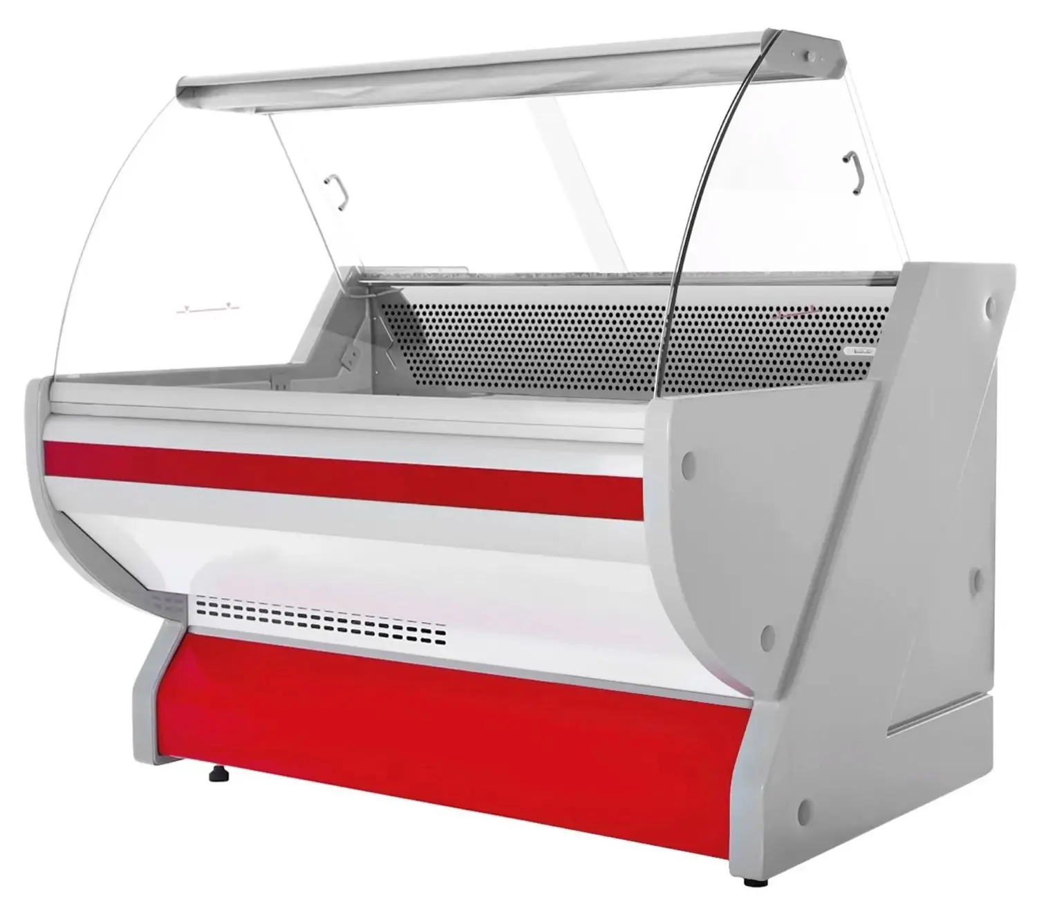 Холодильная витрина для магазина GGM Gastro KRM151N-R (Red) - 3