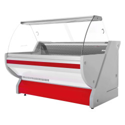 Холодильная витрина для магазина GGM Gastro KRM201N-R (Red) Thumb