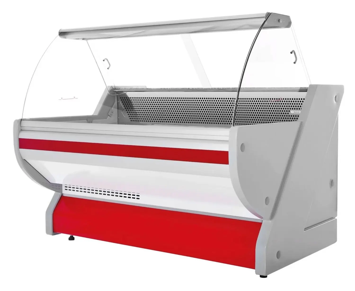 Холодильная витрина для магазина GGM Gastro KRM201N-R (Red) - 3