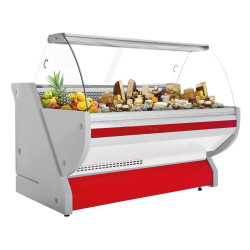 Холодильная витрина для магазина GGM Gastro KRM201N-R (Red)