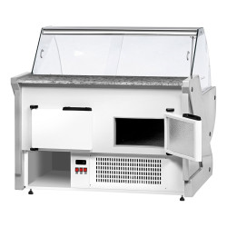 Холодильная витрина для магазина GGM Gastro KRM201N-R (Red) Thumb