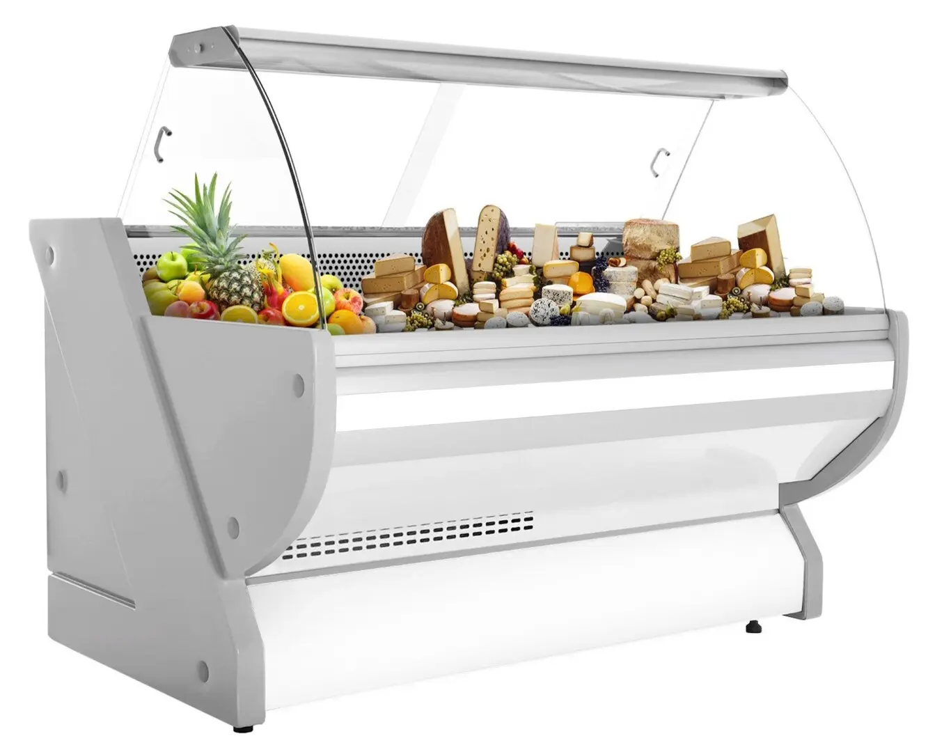 Холодильная витрина для магазина GGM Gastro KRM201N (White)