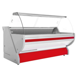 Холодильная витрина для магазина GGM Gastro KRM251N-R (Red) Thumb