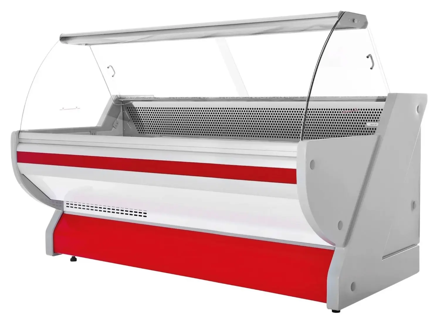 Холодильная витрина для магазина GGM Gastro KRM251N-R (Red) - 3