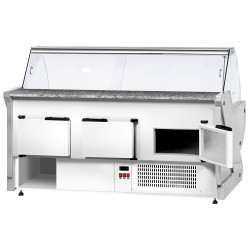 Холодильная витрина для магазина GGM Gastro KRM251N-R (Red) Thumb