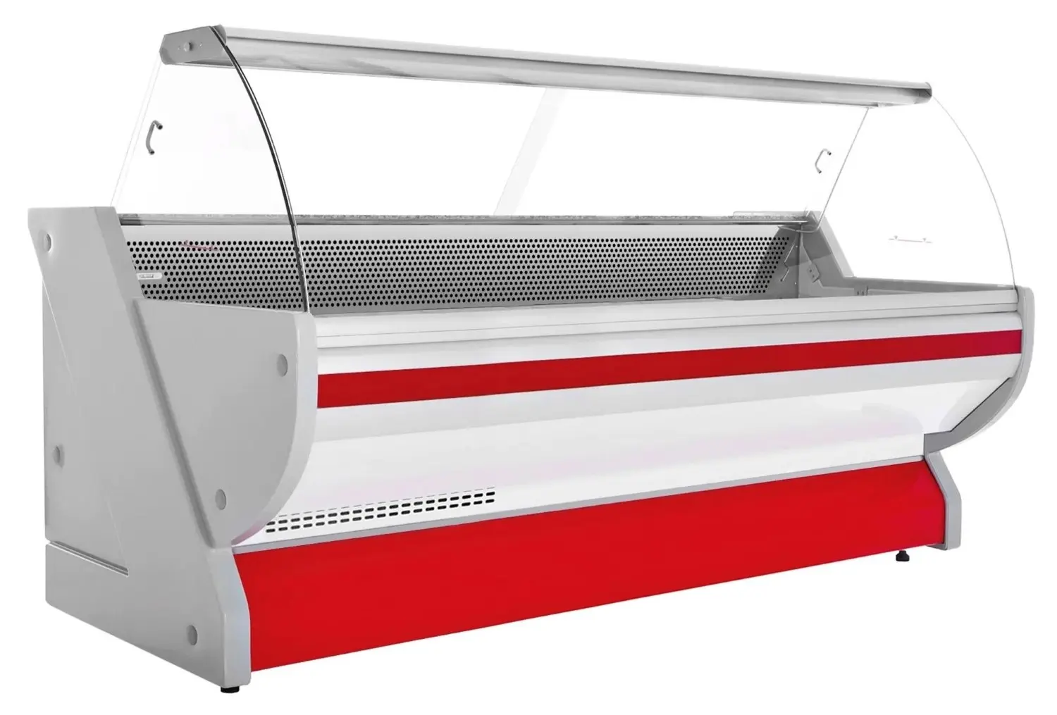 Холодильная витрина для магазина GGM Gastro KRM301N-R (Red) - 2