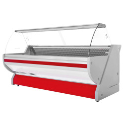 Холодильная витрина для магазина GGM Gastro KRM301N-R (Red) Thumb