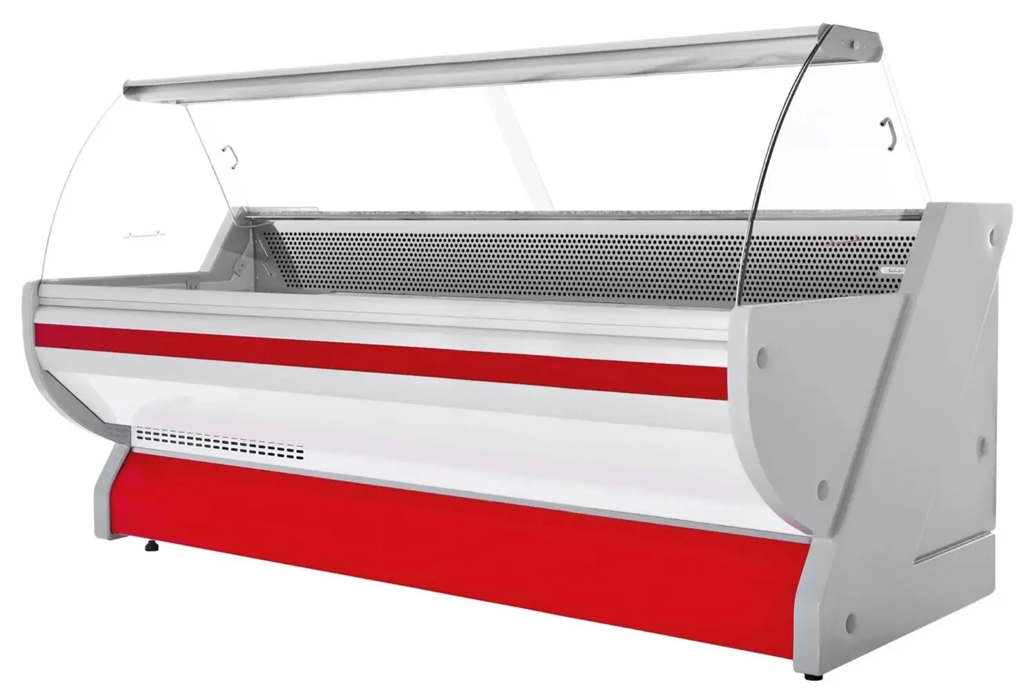 Холодильная витрина для магазина GGM Gastro KRM301N-R (Red) - 3