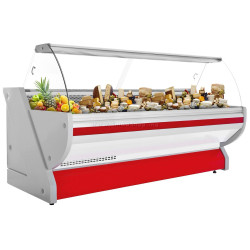 Холодильная витрина для магазина GGM Gastro KRM301N-R (Red)