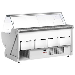 Холодильная витрина для магазина GGM Gastro KRM301N-R (Red) Thumb