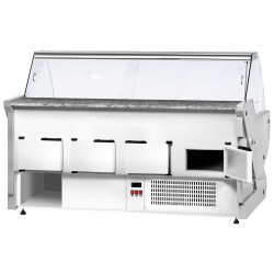 Холодильная витрина для магазина GGM Gastro KRM301N-R (Red) Thumb