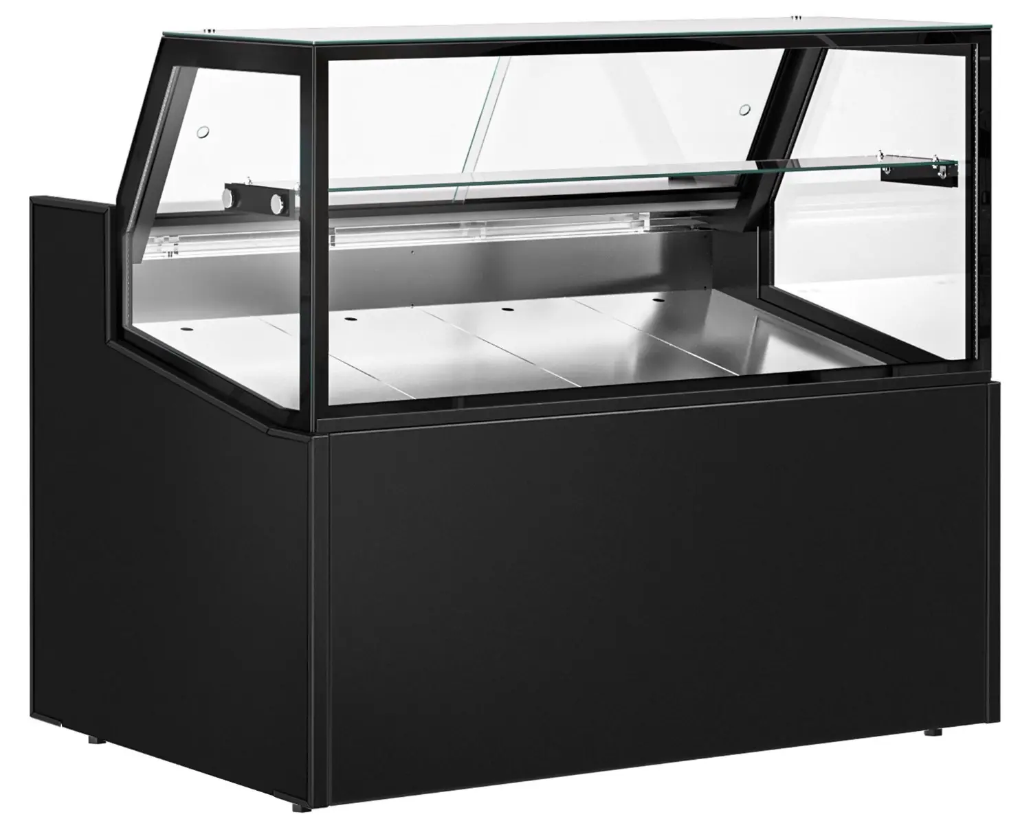 Vitrina frigorifica pentru magazin GGM Gastro KTBL139 (Black) - 2