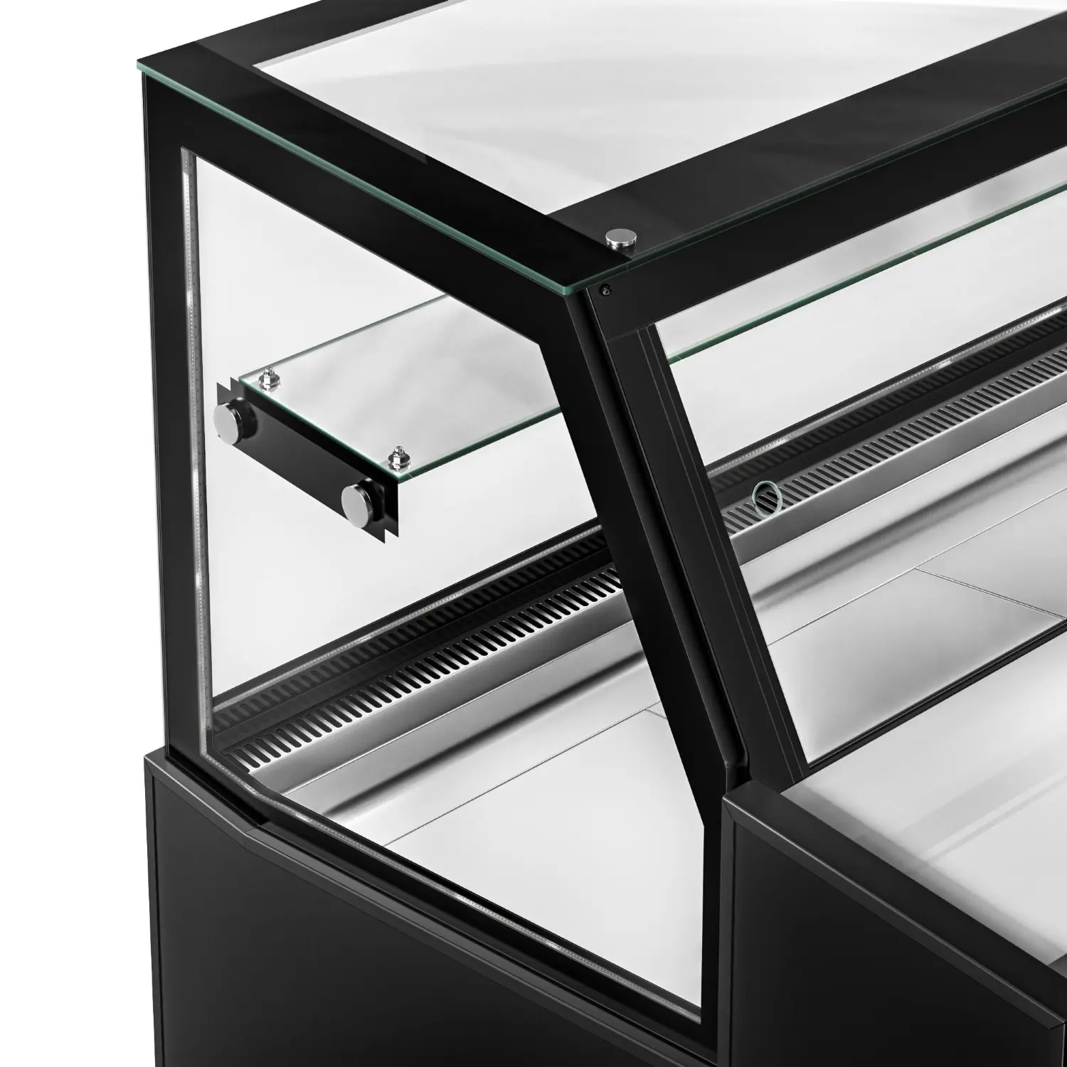 Vitrina frigorifica pentru magazin GGM Gastro KTBL139 (Black) - 6