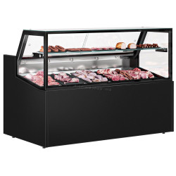 Vitrina frigorifica pentru magazin GGM Gastro KTBL159 (Black)