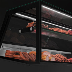 Vitrina frigorifica pentru magazin GGM Gastro KTBL199 (Black) Thumb