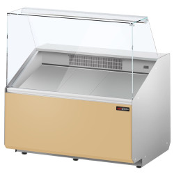 Холодильная витрина для магазина GGM Gastro KTJI109E-BG (Beige) Thumb
