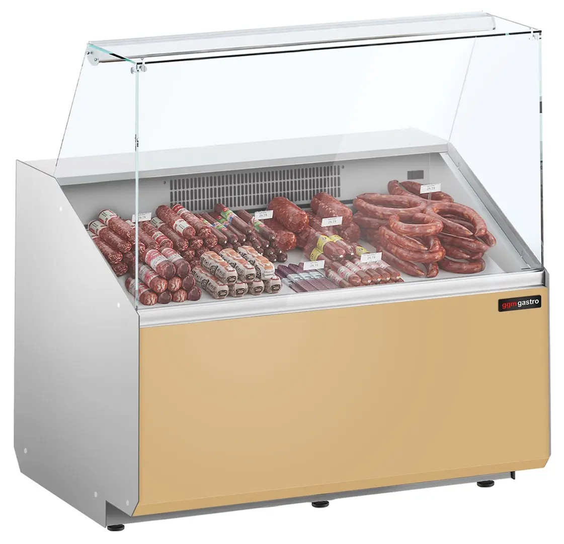 Холодильная витрина для магазина GGM Gastro KTJI109E-BG (Beige)