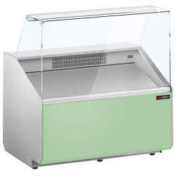 Vitrina frigorifica pentru magazin GGM Gastro KTJI109E-G (Green) Thumb