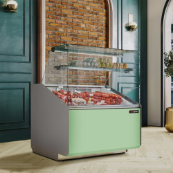 Vitrina frigorifica pentru magazin GGM Gastro KTJI109E-G (Green) Thumb