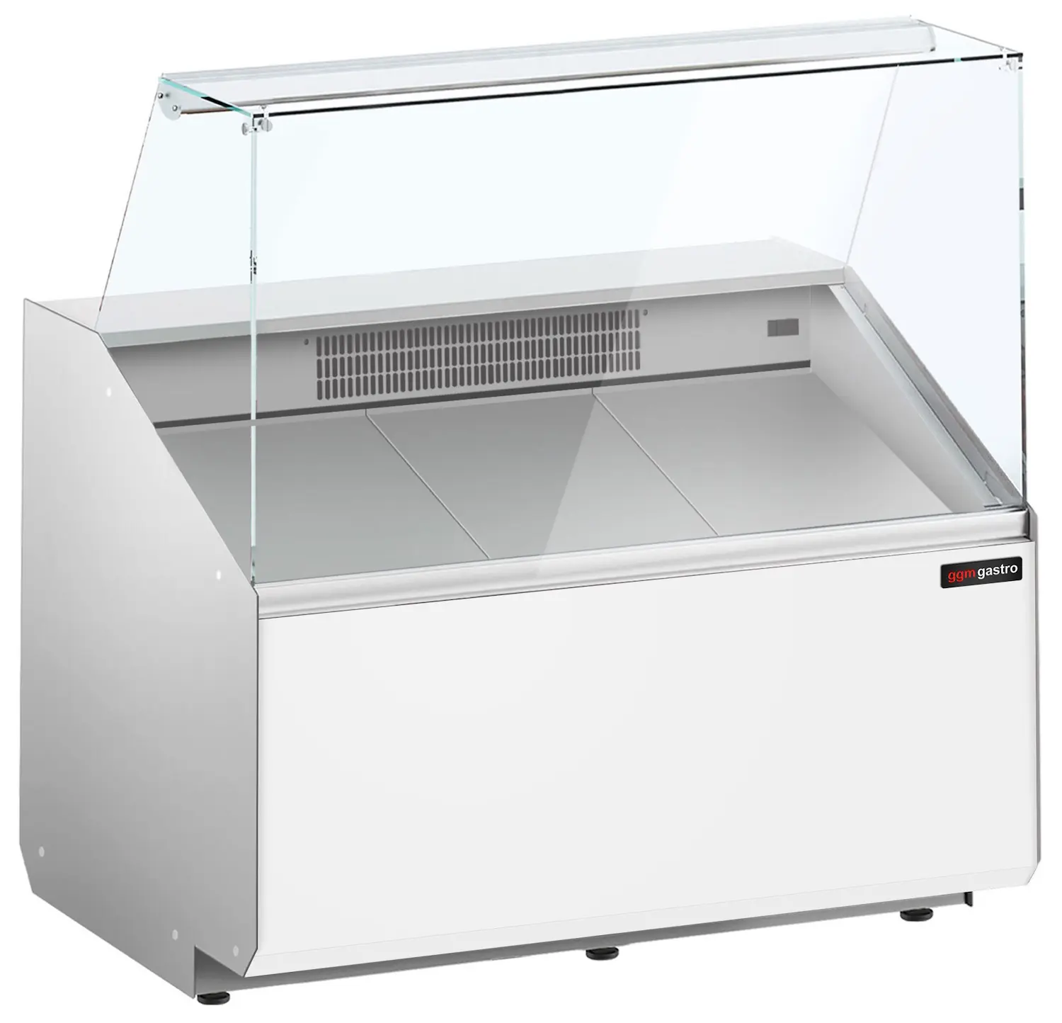 Vitrina frigorifica pentru magazin GGM Gastro KTJI109E-W (White) - 2