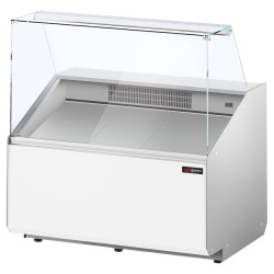 Vitrina frigorifica pentru magazin GGM Gastro KTJI109E-W (White) Thumb