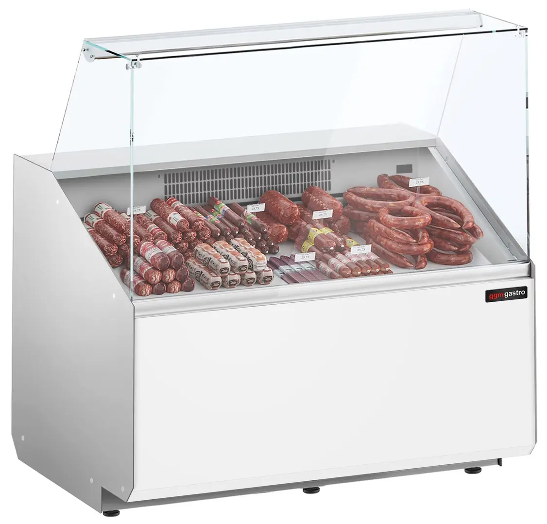 Vitrina frigorifica pentru magazin GGM Gastro KTJI109E-W (White)