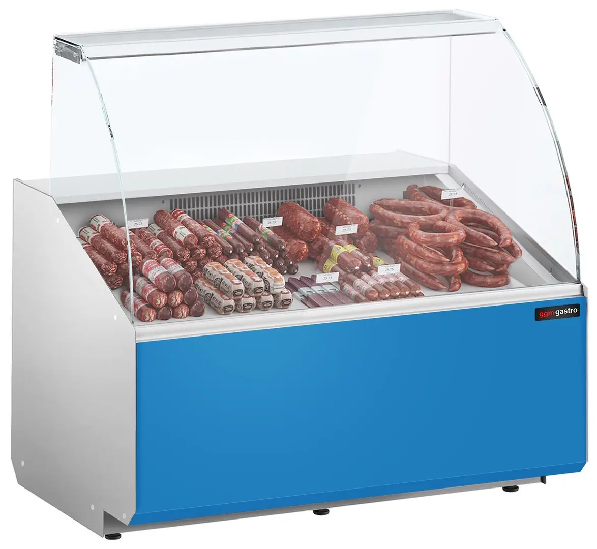 Vitrina frigorifica pentru magazin GGM Gastro KTJI109G-B (Blue)