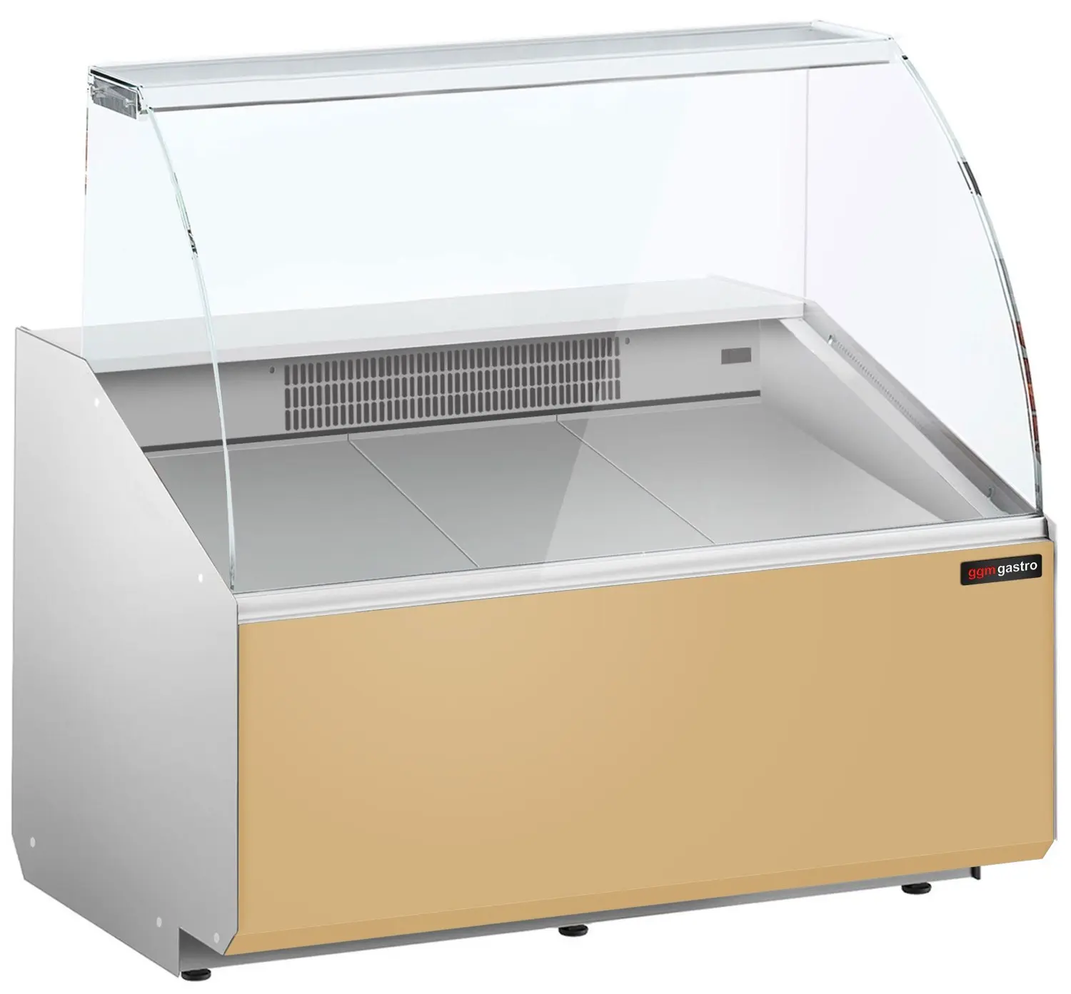 Vitrina frigorifica pentru magazin GGM Gastro KTJI109G-BG (Beige) - 2